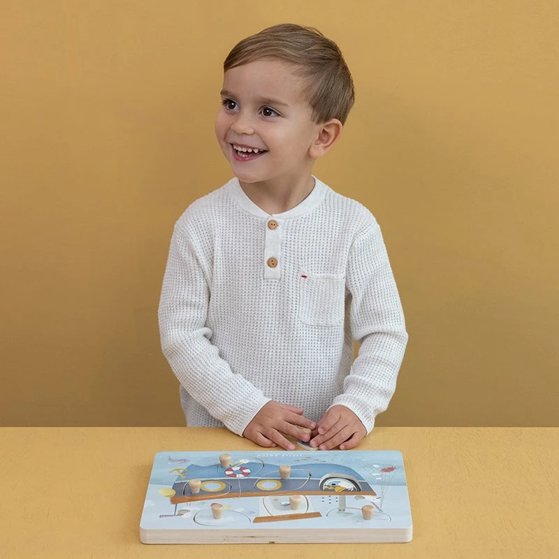 Little Dutch Wooden Sound Puzzle - Sailors Bay 2 Little Dutch Wooden Sound Puzzle - Sailors Bay - Image 2