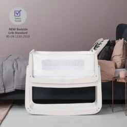 SnuzPod⁴ Bedside Crib - Rose White -Baby Product Store 2510 main