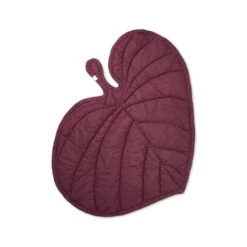 Nofred Leaf Blanket / Playmat - Burgundy