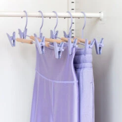 Mustard Made Adult Clip Hangers - Lilac (Pack-5) -Baby Product Store ACH P5 LIonwhitelowres