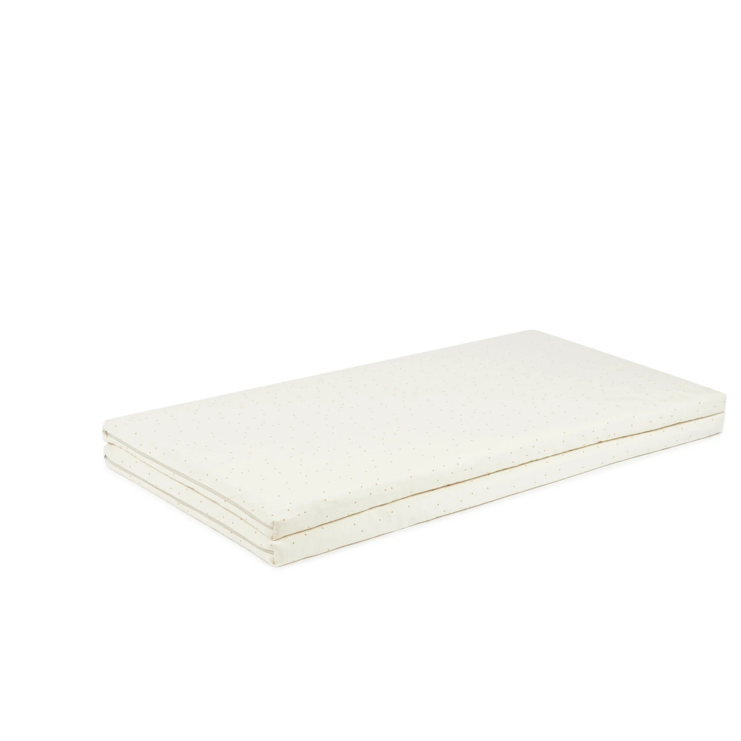 Nobodinoz Bebop Foldable Mattress - Honey Sweet Dots/Natural 3 Nobodinoz Bebop Foldable Mattress - Honey Sweet Dots/Natural - Image 3
