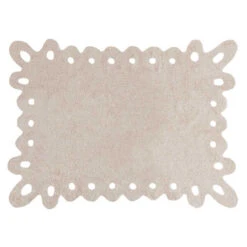 Lorena Canals Washable Rug Lace - Beige
