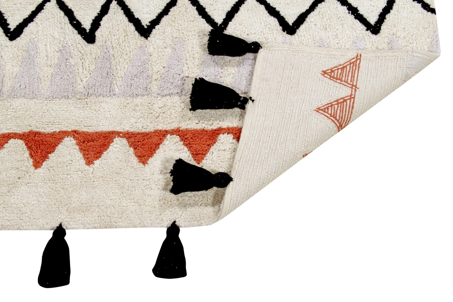 Lorena Canals Azteca Washable Rug - Natural Terracota 6 Lorena Canals Azteca Washable Rug - Natural Terracota - Image 6