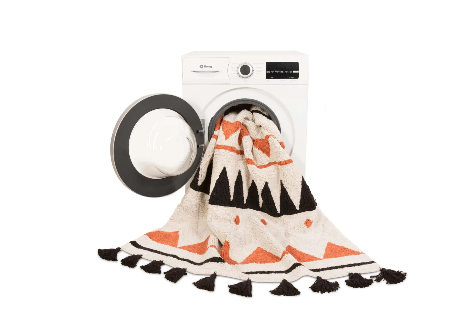 Lorena Canals Azteca Washable Rug - Natural Terracota 4 Lorena Canals Azteca Washable Rug - Natural Terracota - Image 4