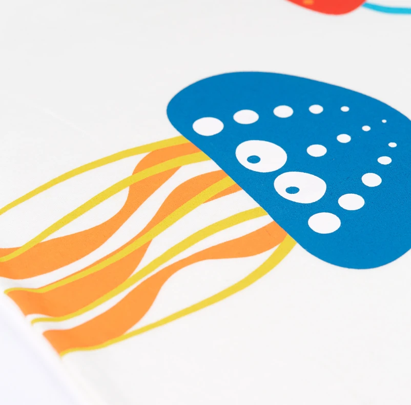 Frugi Porthleven Pyjamas - Soft White / Jellyfish 2 Frugi Porthleven Pyjamas - Soft White / Jellyfish - Image 2