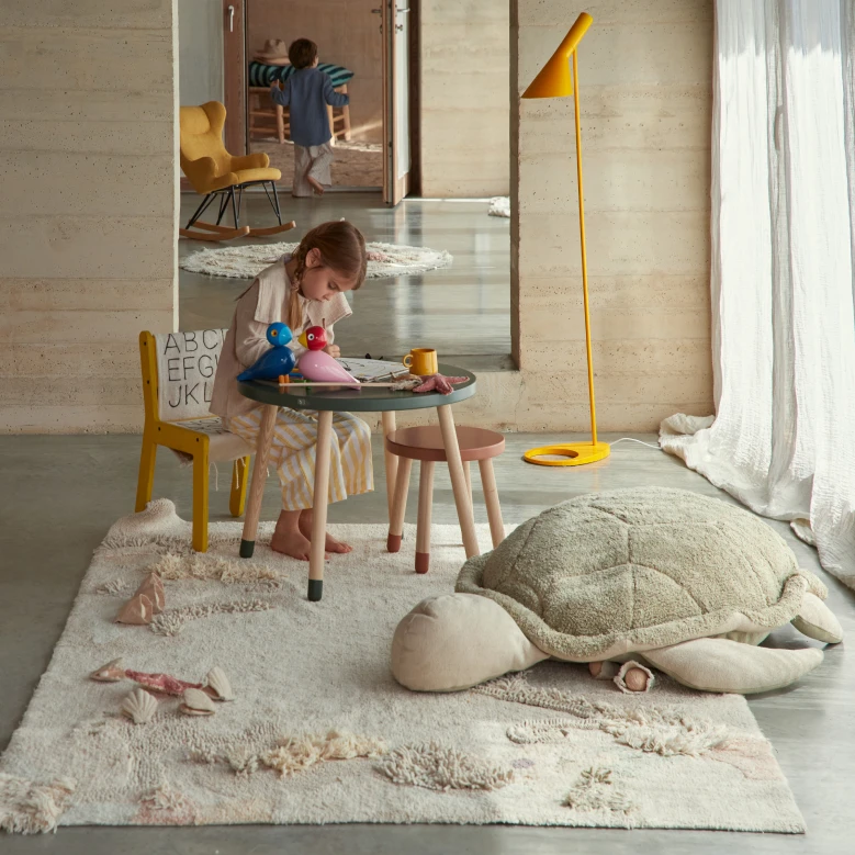 Lorena Canals Washable Mrs Turtle Pouf 2 Lorena Canals Washable Mrs Turtle Pouf - Image 2