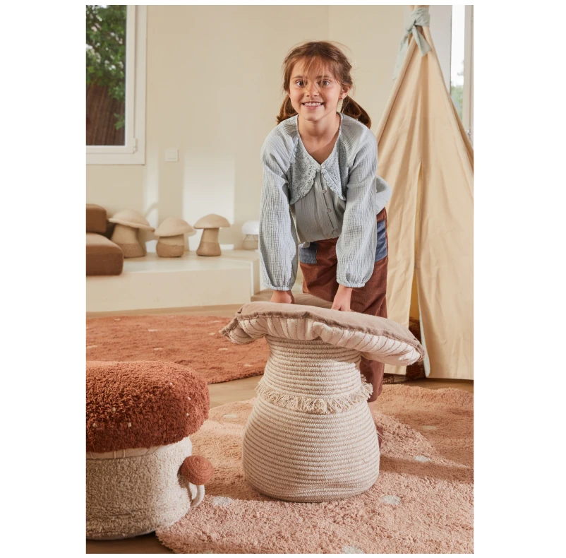 Lorena Canals Giant Mushroom Storage Basket 4 Lorena Canals Giant Mushroom Storage Basket - Image 4