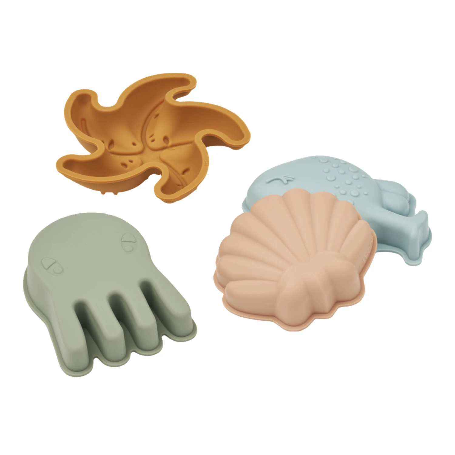 Liewood Gill Sand Moulds 4pk - Mermaids / Sandy 2 Liewood Gill Sand Moulds 4pk - Mermaids / Sandy - Image 2