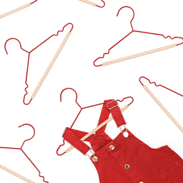 Mustard Made Kids Top Hangers In Poppy 2 Mustard Made Kids Top Hangers In Poppy - Image 2