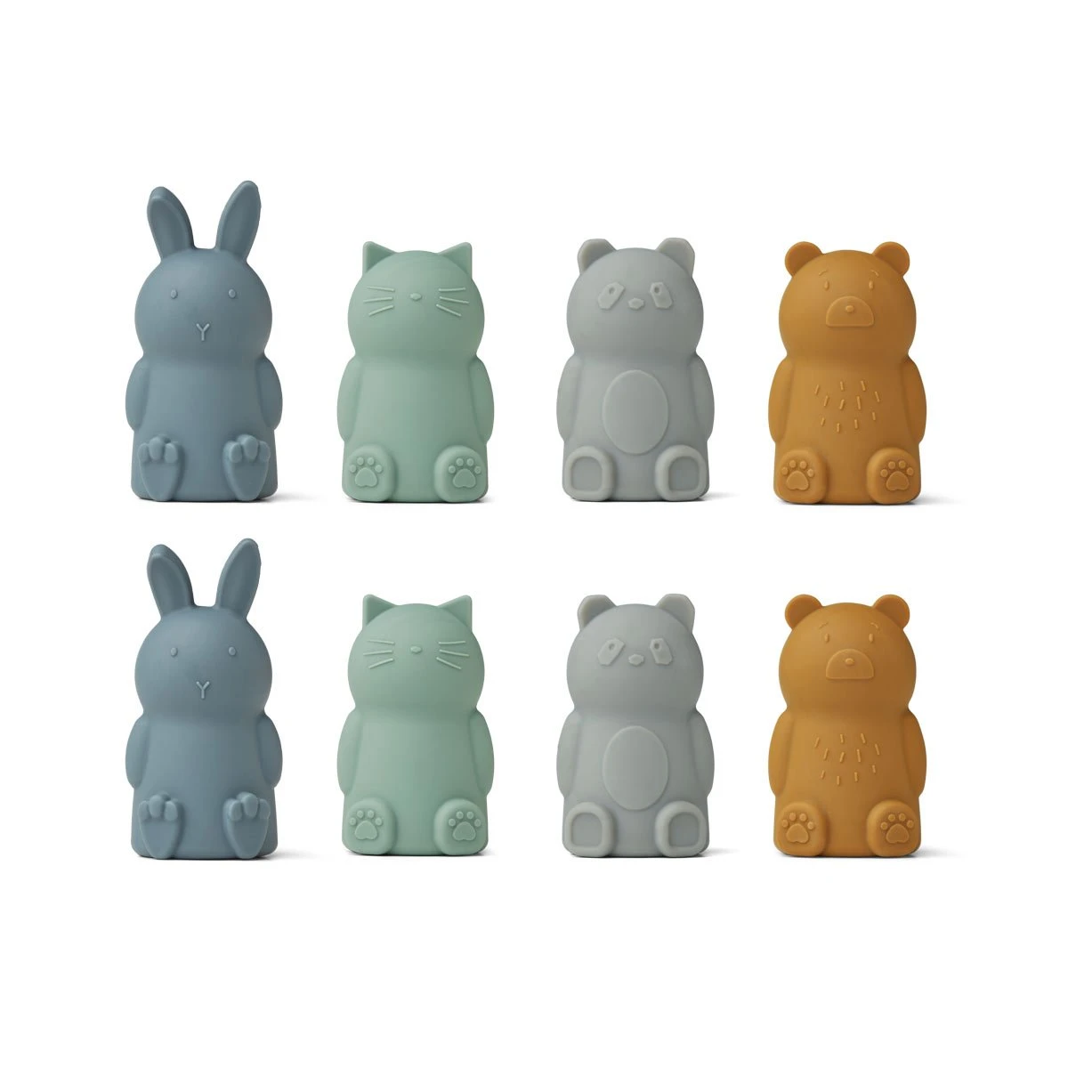 Liewood Jim Finger Puppets 8-Pack - Blue Multi Mix 1 Liewood Jim Finger Puppets 8-Pack - Blue Multi Mix