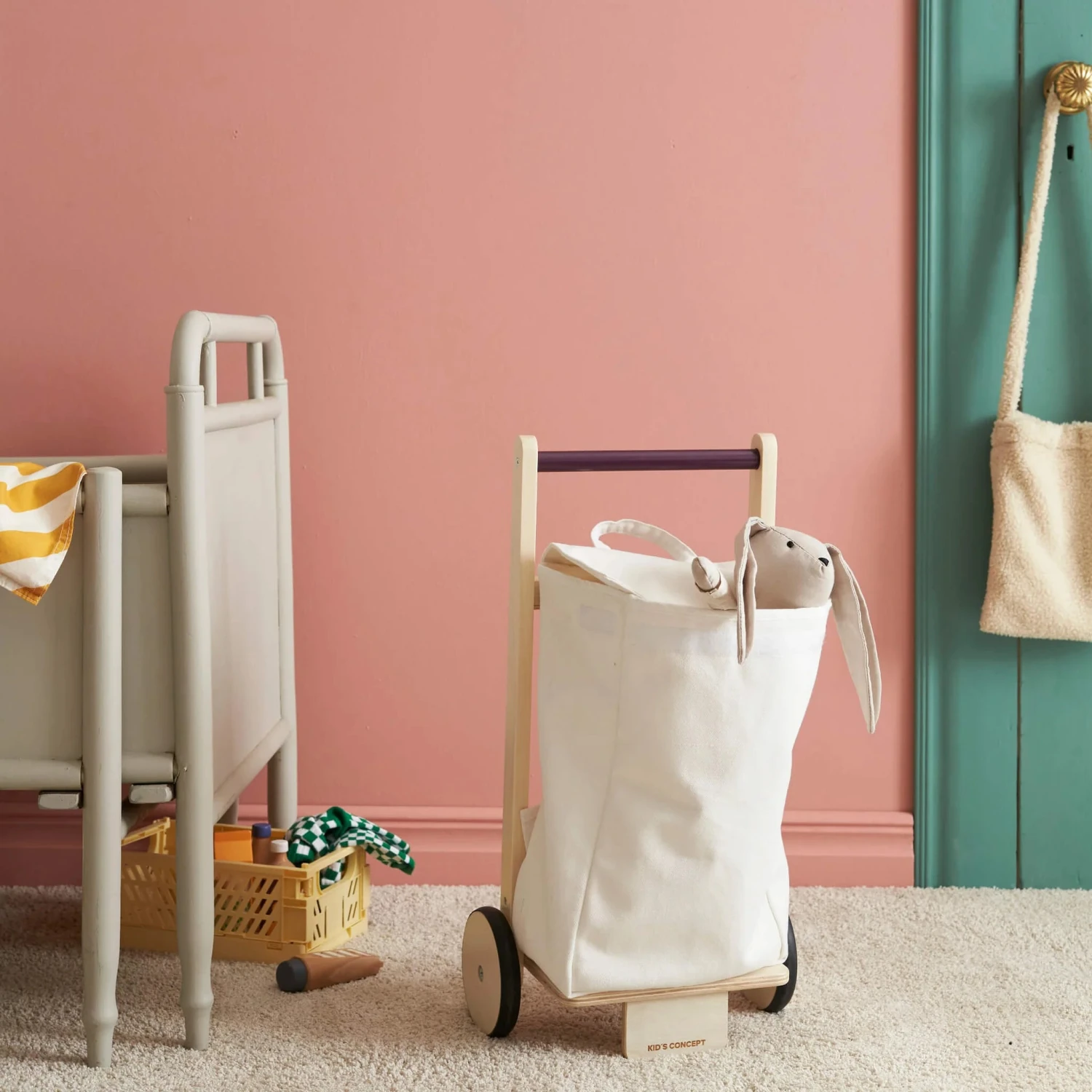 Kids Concept Toy Shopping Cart 2 Kids Concept Toy Shopping Cart - Image 2