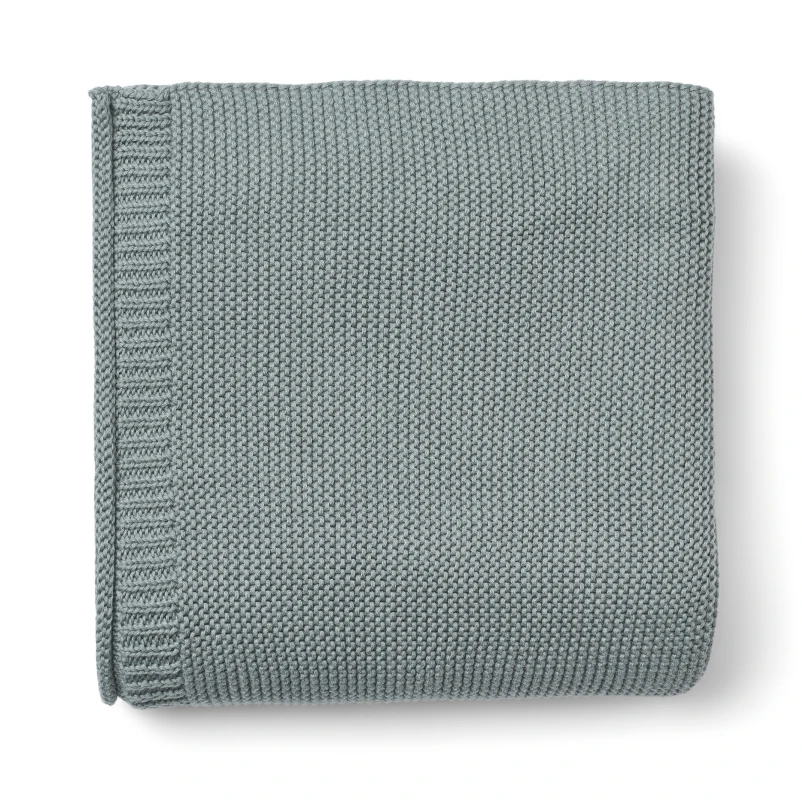 Liewood Kara Baby Knitted Blanket Blue Fog 1 Liewood Kara Baby Knitted Blanket Blue Fog