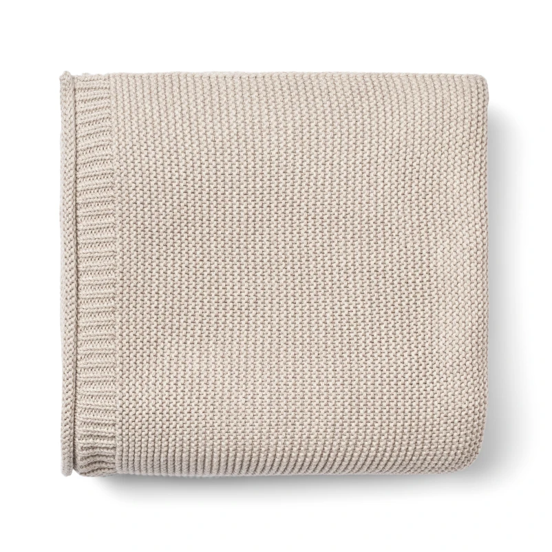 Liewood Kara Baby Knitted Blanket Sandy Melange 1 Liewood Kara Baby Knitted Blanket Sandy Melange