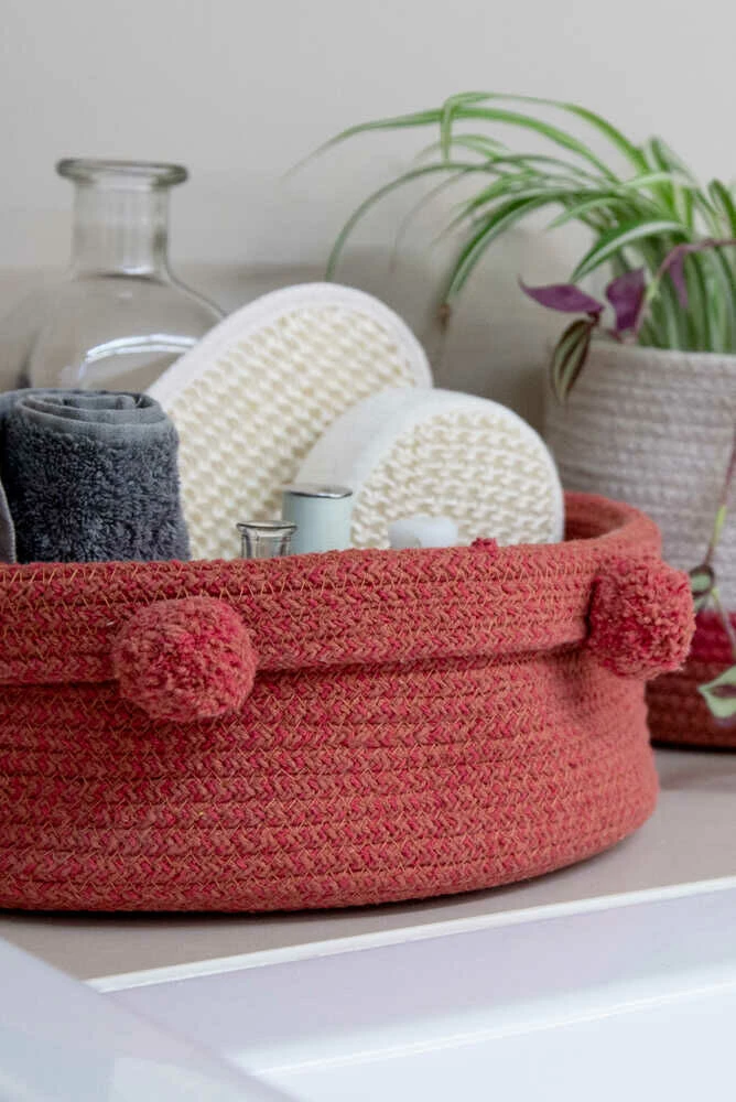 Lorena Canals Basket Tray - Brick Red 6 Lorena Canals Basket Tray - Brick Red - Image 6