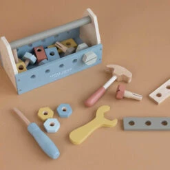 Little Dutch Wooden Toolbox -Baby Product Store Little Dutch Wooden Blue Toolbox and Accessories 3 1200x b0bd6aa6 a1e4 4ceb 9417 be899b119bfe