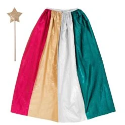 Meri-Meri Meri Meri Metallic Rainbow Cape & Wand