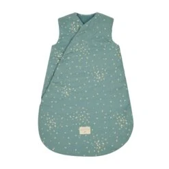 Nobodinoz Sleeping Bag (Tog 3.5) - Gold Confetti / Magic Green