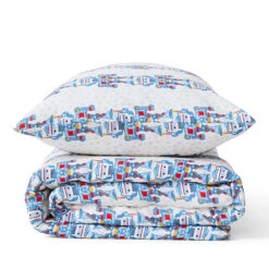 Kabode Robot Organic Duvet Cover & Pillowcase