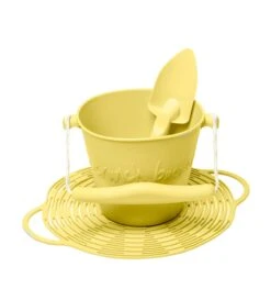 Scrunch Bucket, Spade & Bag Set - Lemon