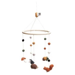 Sebra Crochet Baby Mobile - Nightfall