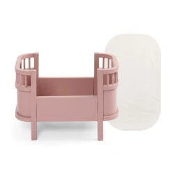 Sebra Doll's Bed + Mattress - Blossom Pink