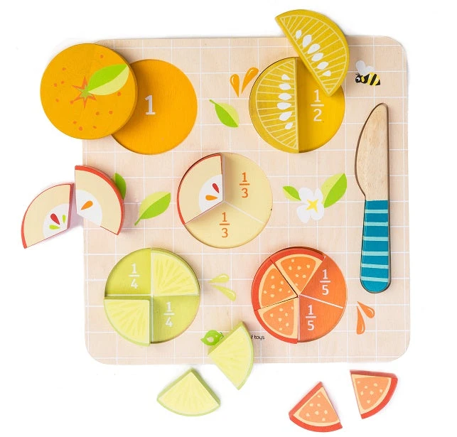 Tender Leaf Toys Clock & Citrus Fractions Bundle 3 Tender Leaf Toys Clock & Citrus Fractions Bundle - Image 3