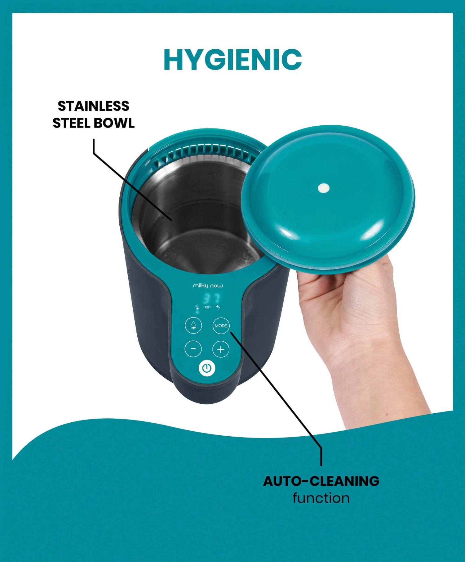 Babymoov Milky Now Bottle Prep Machine - Grey 7 Babymoov Milky Now Bottle Prep Machine - Grey - Image 7