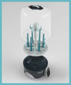 Babymoov Turbo Pure Steriliser And Bottle Dryer - Blue -Baby Product Store babymoov babymoov turbo pure steriliser and bottle dryer blue 33002901176485