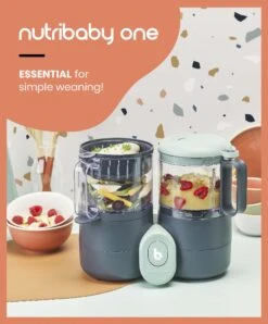 BabyMoov Nutribaby One 4-in-1 Baby Food Processor - Grey 10 BabyMoov Nutribaby One 4-in-1 Baby Food Processor - Grey -Baby Product Store babymoov nutribaby one 4 in 1 baby food processor grey 33002833117349