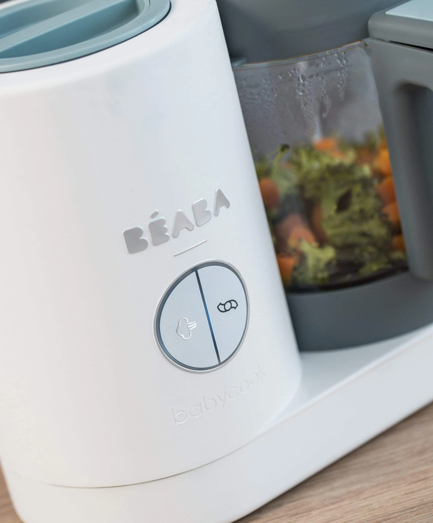 Beaba Babycook 4 In 1 Food Maker - Neo/Grey White 4 Beaba Babycook 4 In 1 Food Maker - Neo/Grey White - Image 4