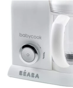 Beaba Babycook® Solo 4 In 1 Food Maker - White/Silver -Baby Product Store beaba baby weaning beaba babycook 4 in 1 food maker solo white silver 19631899148453