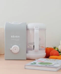 Beaba Babycook® Solo Express Baby Food Steamer & Blender - Grey -Baby Product Store beaba baby weaning beaba babycook solo express baby food steamer blender grey 34447968796837