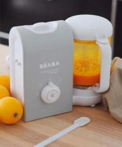 Beaba Babycook® Solo Express Baby Food Steamer & Blender - Grey -Baby Product Store beaba baby weaning beaba babycook solo express baby food steamer blender grey 34447968993445