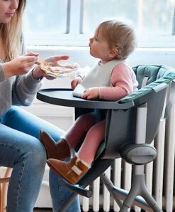 Beaba Set Of 2 Silicone Bibs - Light Mist/Sage Green -Baby Product Store beaba baby weaning beaba set of 2 silicone bibs light mist sage green 34450121785509