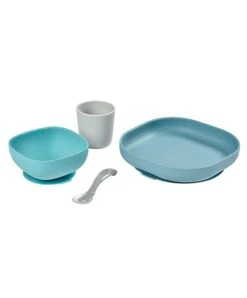 Beaba Silicone Meal Set (4 Pk) - Jungle Mist -Baby Product Store beaba baby weaning beaba silicone meal set 4 pk jungle mist 34448933257381