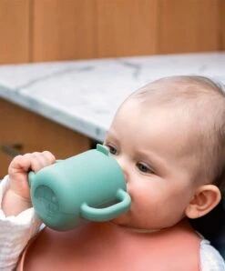 Beaba Silicone Weaning Essentials Meal Set - Sage Green -Baby Product Store beaba baby weaning beaba silicone weaning essentials meal set sage green 34447987310757