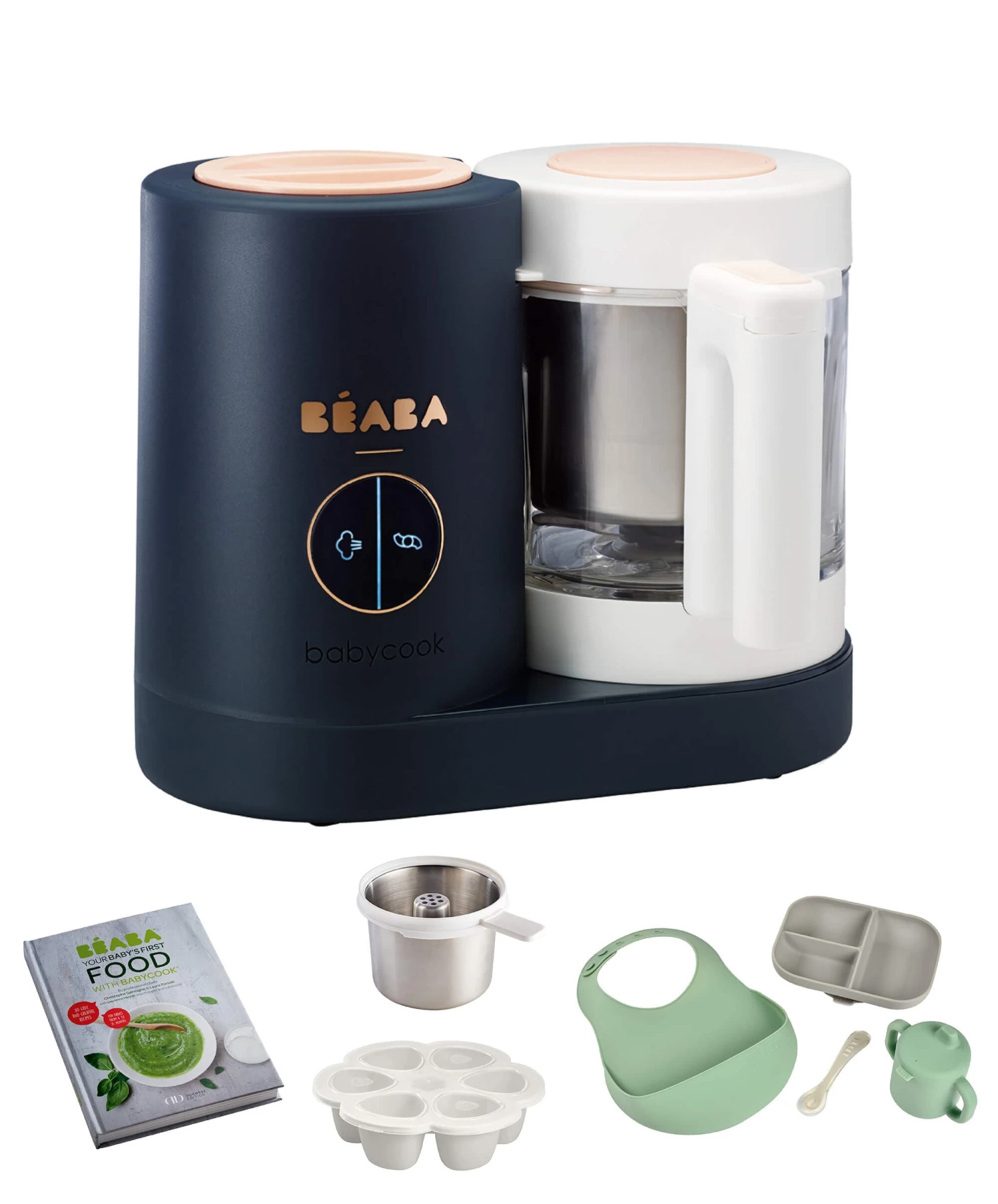 Beaba Babycook Neo Complete Weaning Bundle (5 Pieces) - Night Blue 1 Beaba Babycook Neo Complete Weaning Bundle (5 Pieces) - Night Blue