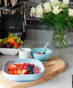 Juice Highchair & Beaba Silicone Meal Set With Bibs Bundle - Washed Grey/Jungle -Baby Product Store beaba juice highchair beaba silicone meal set with bibs bundle washed grey jungle 34520102928549