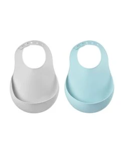 Snax Happy Planet Highchair & Beaba Meal Set With Silicone Bibs - Jungle/Blue -Baby Product Store beaba snax highchair beaba meal set with silicone bibs 34513256218789