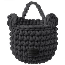 Zuri House Bear Basket - Graphite