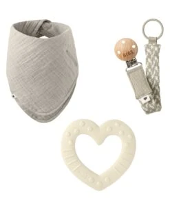 BIBS My First 6 Months Teething Gift Set - Ivory