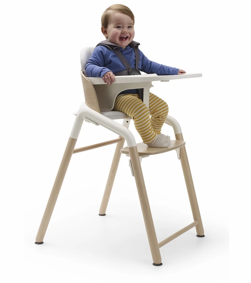 Bugaboo Giraffe Complete High Chair - Neutral Wood / White 6 Bugaboo Giraffe Complete High Chair - Neutral Wood / White - Image 6