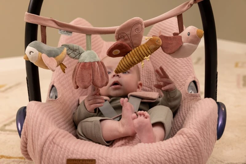 Little Dutch Stroller/Pram Chain Toy - Flowers & Butterflies 4 Little Dutch Stroller/Pram Chain Toy - Flowers & Butterflies - Image 4