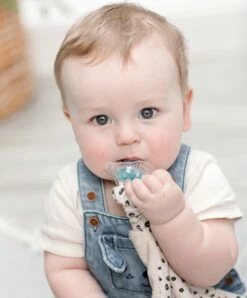 Cheeky Chompers Baby Comforter With Teether - Leopard Spot -Baby Product Store cheeky chompers cheeky chompers baby comforter with teether leopard spot 34543970680997