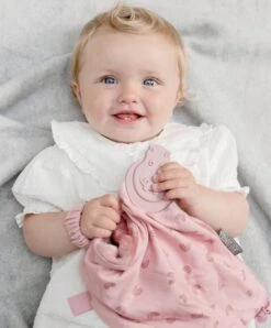 Cheeky Chompers Baby Comforter With Teether - Pink Rainbow 8 Cheeky Chompers Baby Comforter With Teether - Pink Rainbow -Baby Product Store cheeky chompers cheeky chompers baby comforter with teether pink rainbow 34543949906085