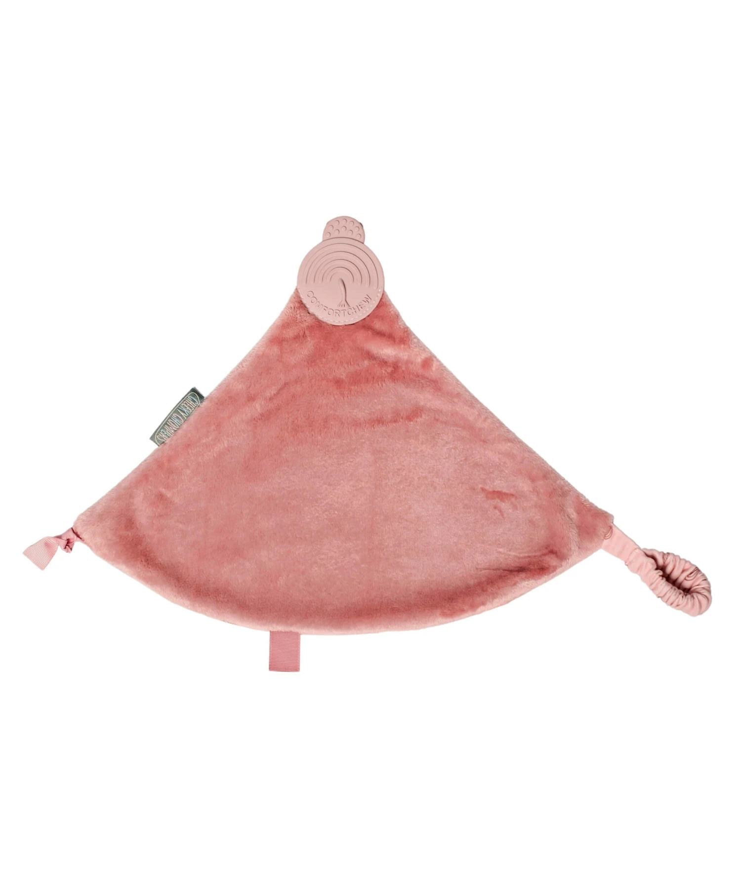 Cheeky Chompers Baby Comforter With Teether - Pink Rainbow 6 Cheeky Chompers Baby Comforter With Teether - Pink Rainbow - Image 6