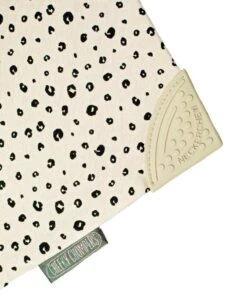 Neckerchew Teething Dribble Bib - Leopard Spot -Baby Product Store cheeky chompers neckerchew teething dribble bib leopard spot 33671224459429