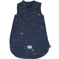 Nobodinoz Cocoon Sleeping Bag - Gold Stella / Night Blue (2 Sizes)