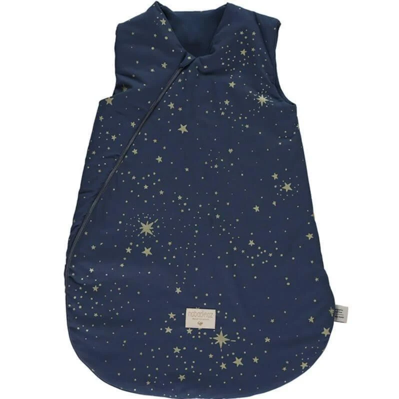 Nobodinoz Cocoon Sleeping Bag - Gold Stella / Night Blue (2 Sizes) 1 Nobodinoz Cocoon Sleeping Bag - Gold Stella / Night Blue (2 Sizes)
