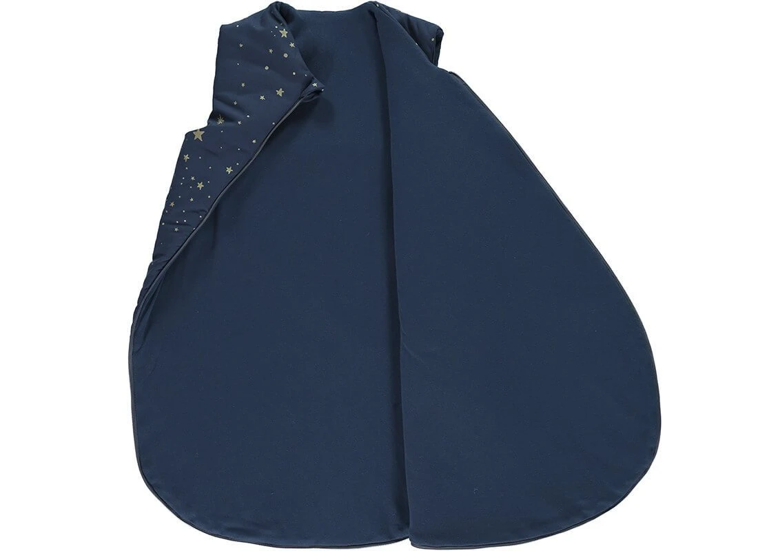 Nobodinoz Cocoon Sleeping Bag - Gold Stella / Night Blue (2 Sizes) 2 Nobodinoz Cocoon Sleeping Bag - Gold Stella / Night Blue (2 Sizes) - Image 2